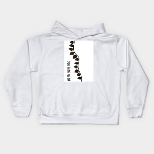 you turn me on Christmas lights funny inappropriate cards Kids Hoodie